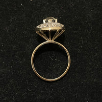 Unique Designer's Solid White Gold with Marquise Diamond & 38 Diamonds Ring - $35K Appraisal Value w/CoA} APR57