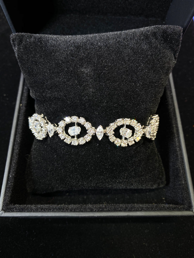 INCREDIBLE Gem Quality Platinum Bracelet 112 Diamonds - 12 Cts. - $102K VALUE w/ UGL Certification! APR 57