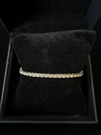 Contemporary Designer Solid White Gold Tennis Bracelet w/ 50 Diamonds - 3 Cts. - $15K VALUE APR 57