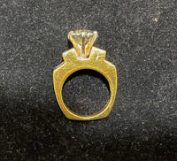 Beautiful Solid 18K Yellow Gold 7+ Ct. Diamond Ring - $200K Appraisal Value w/CoA} APR57
