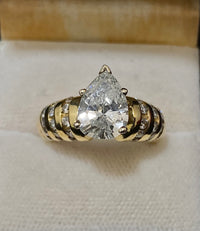 Designer 18K Yellow Gold 49-Diamond Ring - $65K Appraisal Value w/CoA} APR57