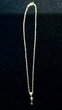 Beautiful Antique Designer 18KWG Tanzanite Pendant/Diamonds Necklace - $10K APR Value w/ CoA! APR 57