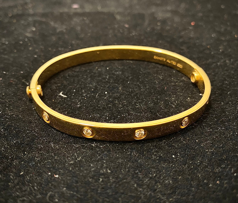 Vintage Cartier Love Bracelet in 18k Yellow Gold - Filigree Jewelers