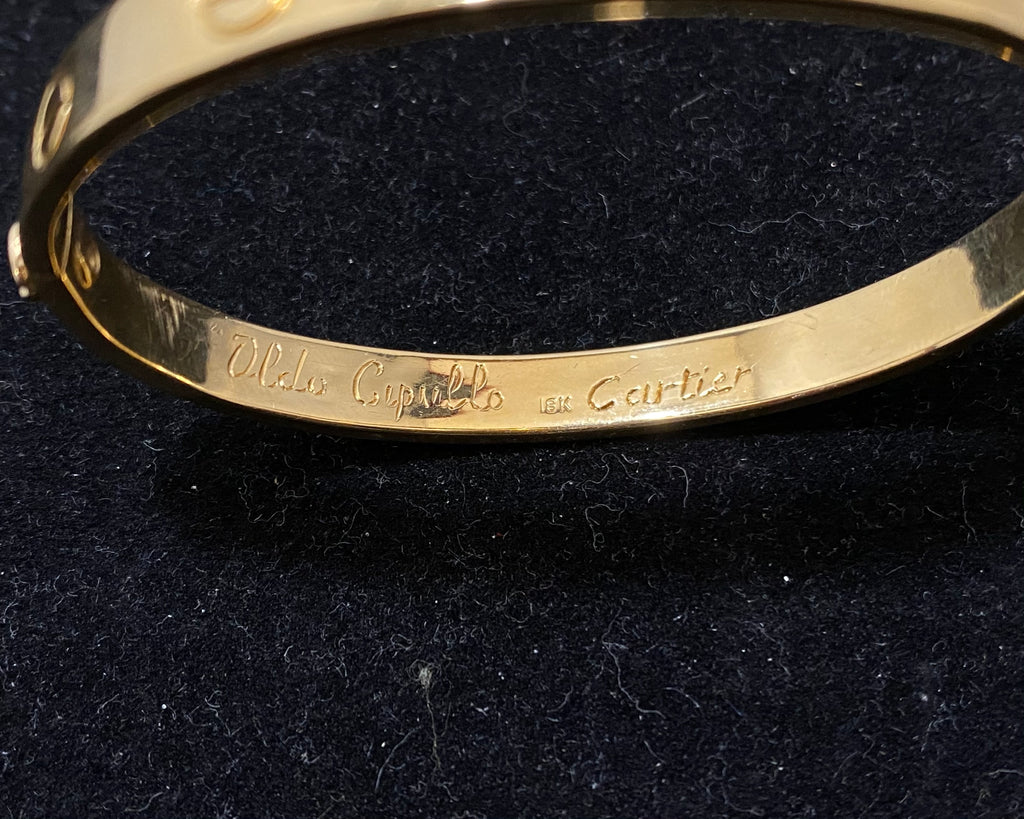 Aldo bracelet Gold Tone metal link Cord 7