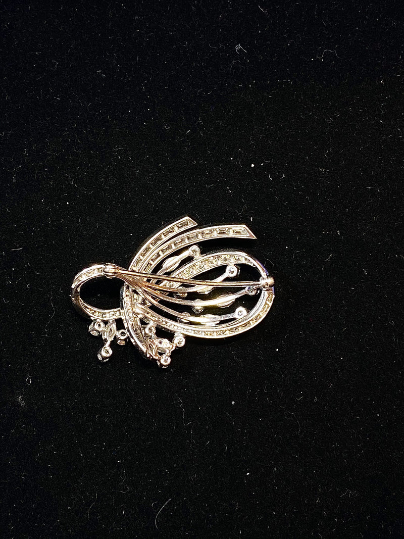 Antique Designer Platinum 70 Different Shape Diamonds Brooch/Pin w $60K COA!} APR 57