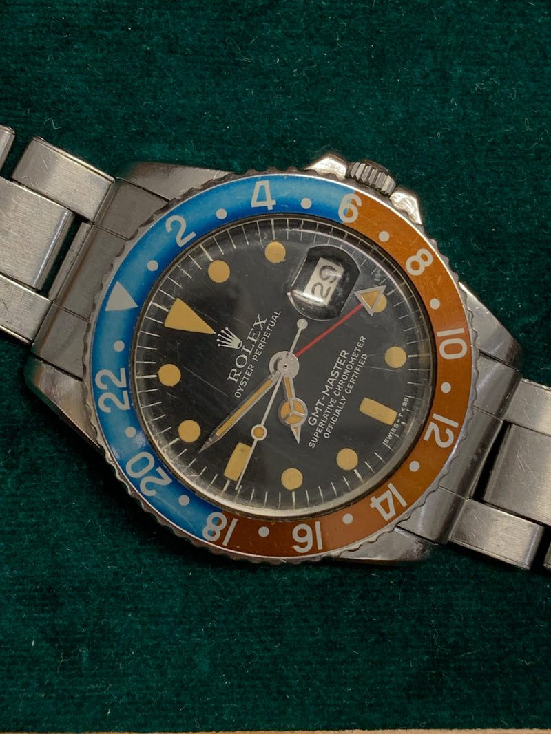 ROLEX GMT Master Vintage c. 1964 Pepsi Watch w/ Original Certificates - $125K APR Value w/ CoA! APR 57
