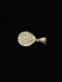 Very intricate Design SWG 60 Diamonds Tear Drop Shape Pendant w $6K COA !!!} APR 57