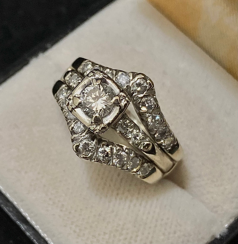 Diamond Engagement Ring 1 1/5 ct tw Round 14K White Gold | Jared