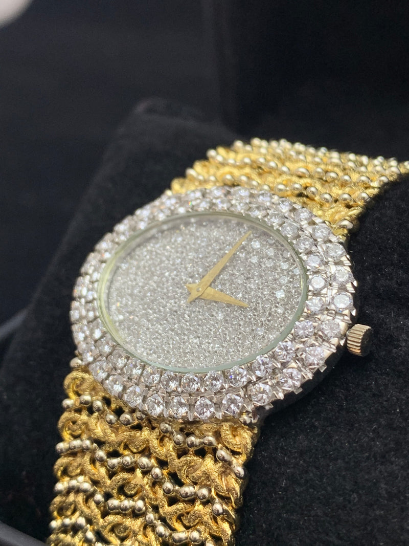 BUECHE GIROD 18K Yellow Gold Unisex Wristwatch w/ Diamonds - $80K APR Value w/ CoA! APR 57