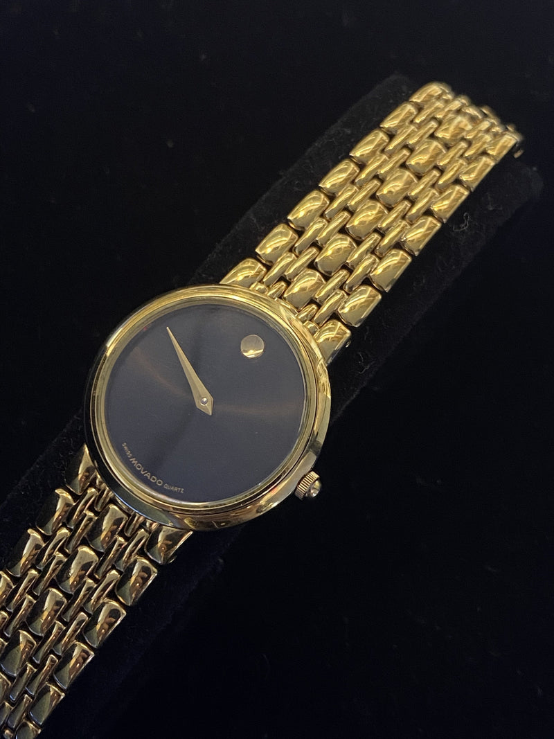 MOVADO Museum Incredible Rare Gold-tone Lady’s Wristwatch - $2K Appraisal Value! ✓ APR 57