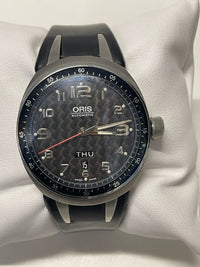ORIS Rare Men's Watch Titanium Case & Carbon Fiber Dial Day-Date- $6K APR w COA! APR57