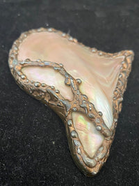 Antique C. 1800s Mother of Pearl Shell Mirror - $2K APR Value w/ CoA! APR57
