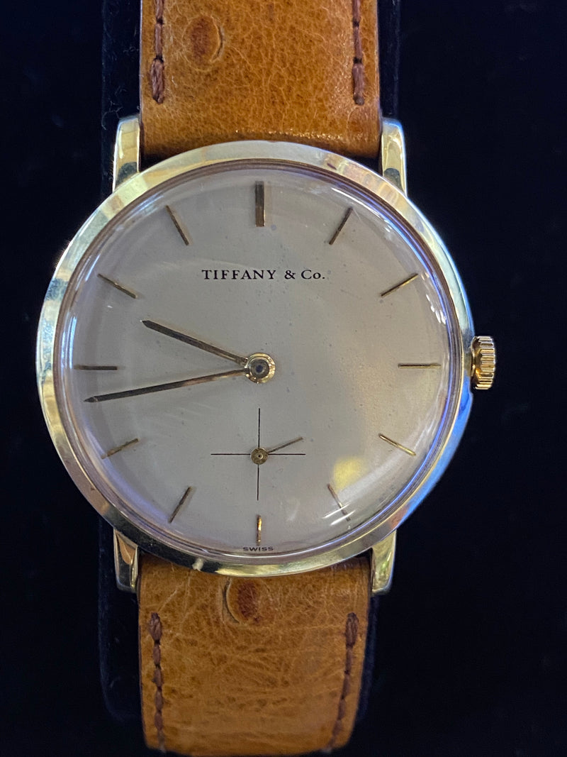 VINTAGE TIFFANY & CO. LADY’S WRISTWATCH! CIRCA 1950S! SOLID YELLOW-GOLD! SPECIAL WITH A SUB-SECOND HAND FEATURE! - $15K APR w/CoA!| APR 57