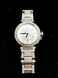 CARTIER Pasha Women’s Watch 18kt White Gold w/ Diamond Bezel - $440K VALUE APR 57