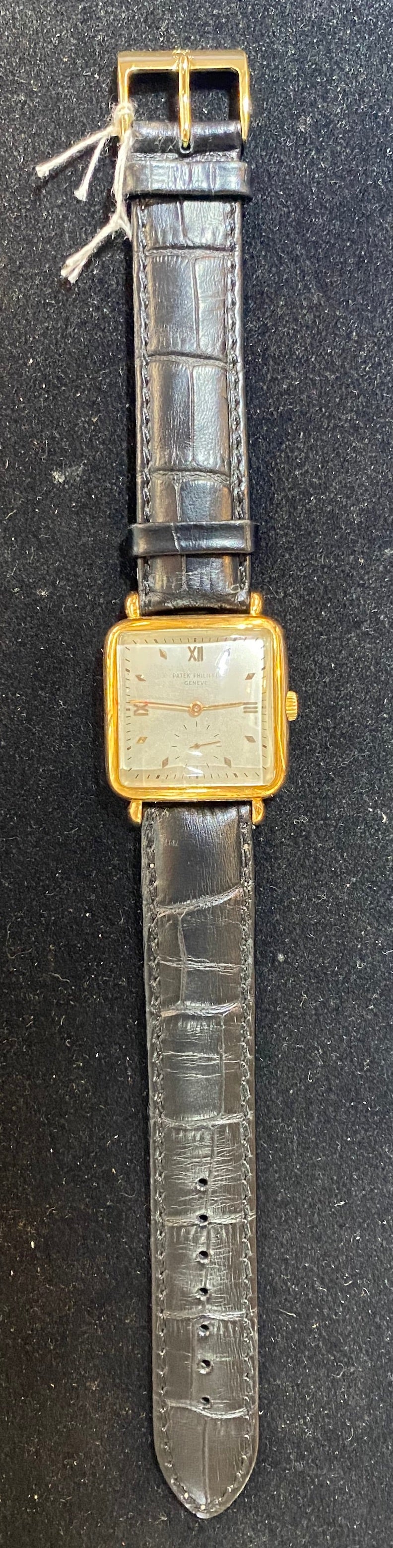 Patek Philippe Rectangular Cushion 18K Yellow Gold 1950s Mechanical Men’s Watch Ref#2492 $60K Value w/ CoA APR 57