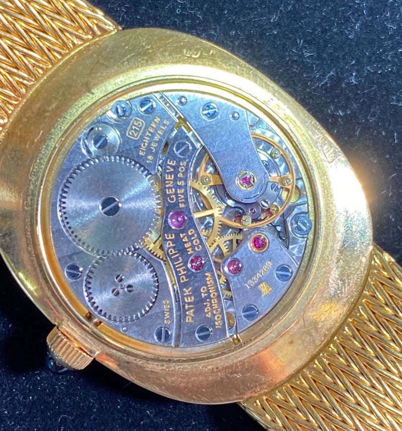 PATEK PHILIPPE Ellipse 18K Yellow Gold Men’s Mechanical Ref. 3849/9 Bracelet Watch - $60K Appraisal Value! ✓ APR 57