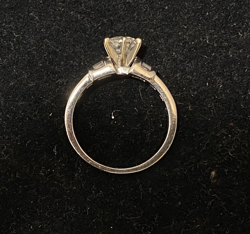 Designer Platinum 19-Diamonds Engagement Ring - $16K Appraisal Value w/CoA} APR57
