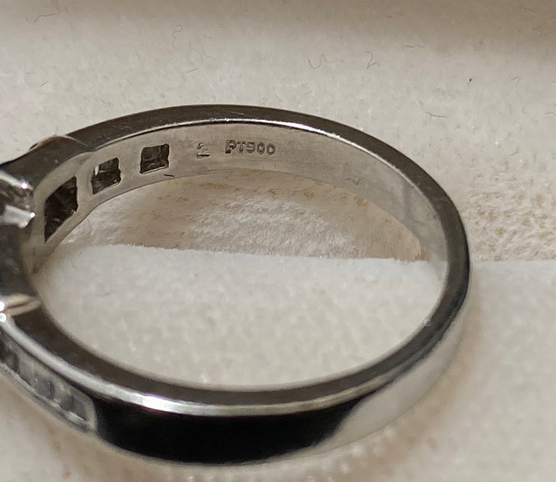 Designer Platinum 19-Diamonds Engagement Ring - $16K Appraisal Value w/CoA} APR57