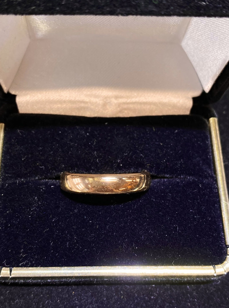 Van Cleef & Arpels 18K Rose Gold Wedding Band Ring - $4K Appraisal Value w/CoA} APR 57