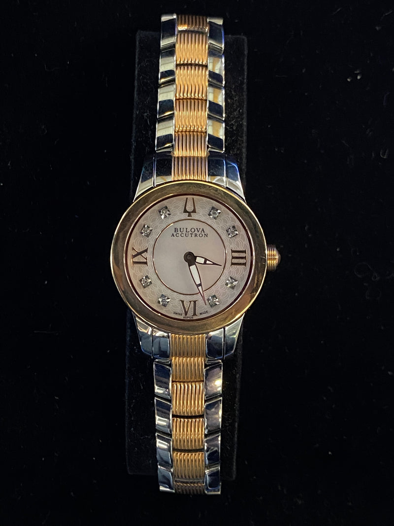 BULOVA Ladies Rose Gold Accutron Watch w/ Diamond Dial! - 1.5K APR w/ CoA! APR 57