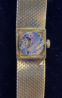 PATEK PHILIPPE Vintage 1960's 18K Yellow Gold Square Ladies Watch - $40K Appraisal Value! ✓ APR 57