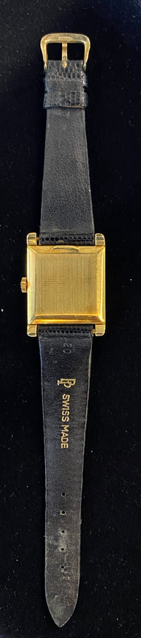 PATEK PHILIPPE Square 18K Yellow Gold Men's Watch Ref# 2433 - $60K APR w/ CoA APR 57