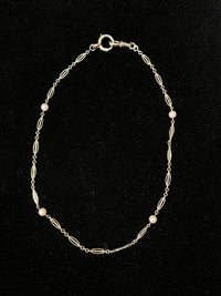 1890’s Vintage Designer Platinum Necklace/Watch Fob w/ 4 Akoya Pearls - $8K Appraisal Value w/ CoA! } APR 57