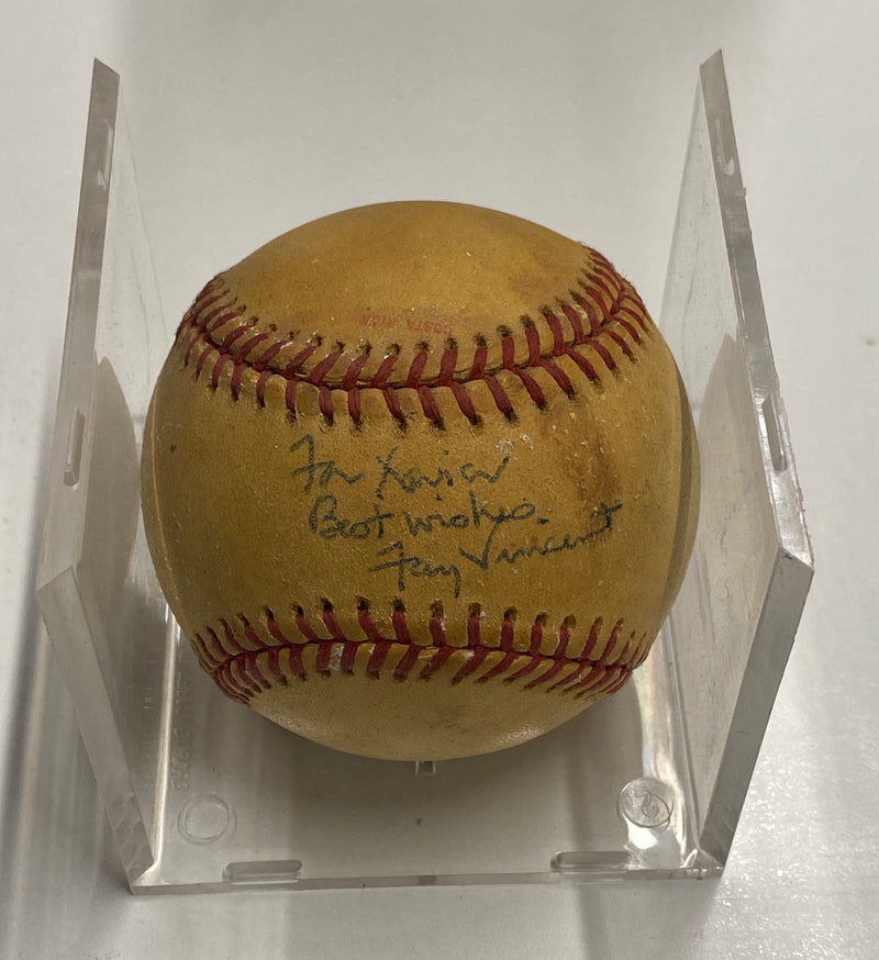 Francis "Fay" Vincent, 1990 W.S. Single-Signed Baseball - $4K APR Value w/ CoA! APR 57