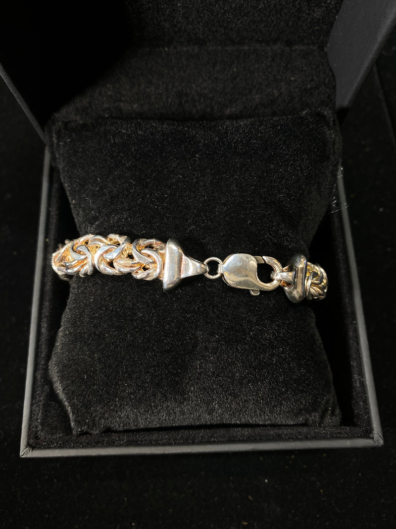 INCREDIBLE Vintage 1960's Hand-crafted Italian Designer's .999 Fine Silver Bracelet - $2K Appraisal Value w/ CoA! }✓ APR 57