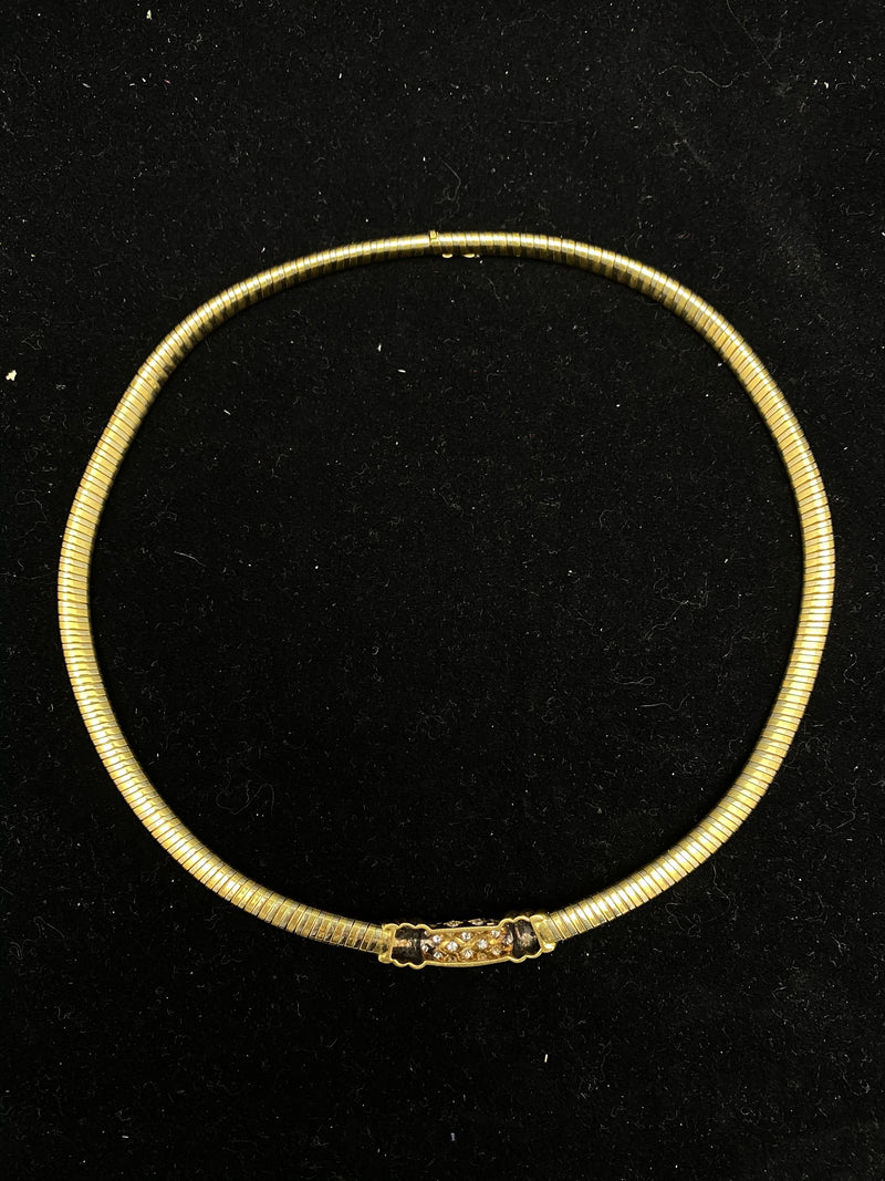 Unique 18K Tri-Color Gold Necklace with 21 Diamonds! - $20K Appraisal Value w/ CoA! APR 57