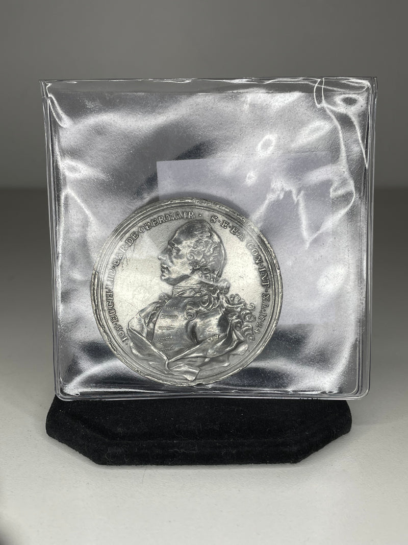 German Bavaria engraved medal 1773 Joseph E. Baron de Obermair-w/$1k APR of CoA!! APR 57