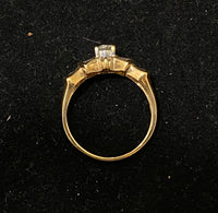 Designer Solid Yellow Gold 19-Diamond Ring - $10K Appraisal Value w/CoA} APR57