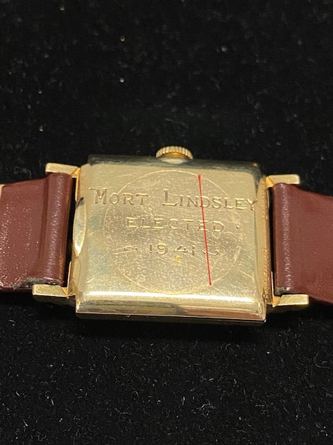 HAMILTON Rare Vintage ABC Hall of Fame Wristwatch in Solid 14K Gold - $10K APR Value w/ CoA! APR57