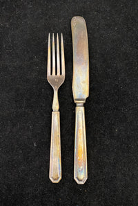 Silver Plate Fork and Knife Sets - $600 APR Value w/ CoA! APR57