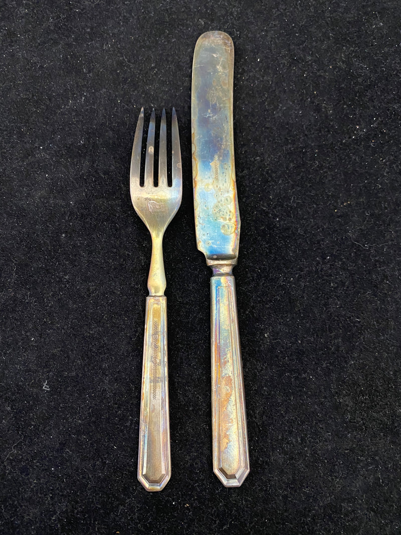 Silver Plate Fork and Knife Sets - $600 APR Value w/ CoA! APR57