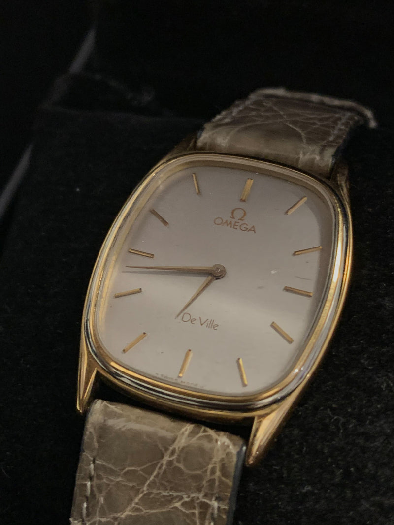 OMEGA DeVille Gold-Tone Wristwatch w/ Quartz Movement - $6K APR Value w/ CoA! APR 57