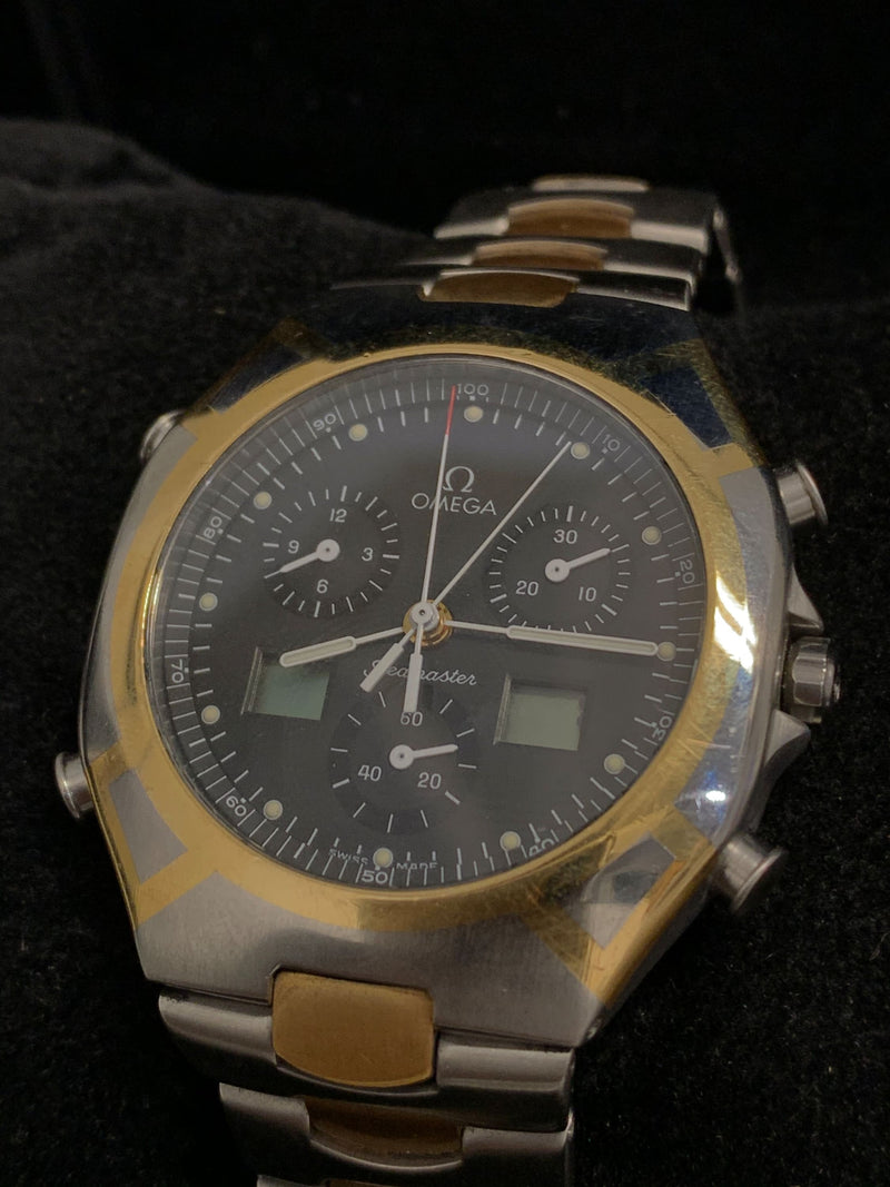 OMEGA SEAMASTER CHRONOGRAPH 18K Yellow Gold Wristwatch - $10K APR Value w/ CoA! APR 57