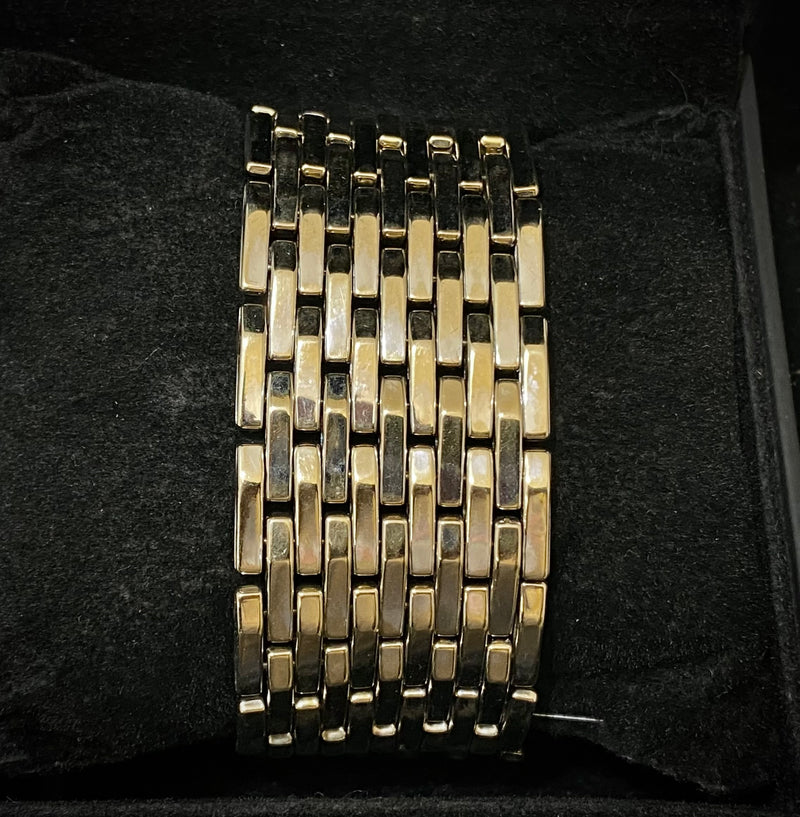 CHIMENTO Italian Designer 18K Y/WG Double Reversible Bracelet -$40K Appraisal Value w/ CoA } APR 57