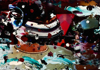 Richard Heinsohn, 'Masquerade, Part Two', Time Frames Series- Mixed Media - $30K Appraisal Value! APR 57