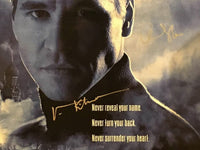 "The Saint" 1997 by Phillip Noice Movie Poster Signed by Val Kilmer and Elizabeth Shue - $2K VALUE APR 57
