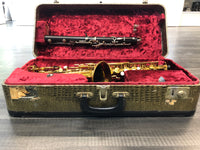 RARE Vintage 1935 Henri Selmer Paris Radio Improved Alto Saxophone w/Vintage Soloist Scroll Short Shank C* Mouthpiece and Custom Case- $8K VALUE APR 57