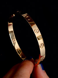 CARTIER Love Bracelet 18K Rose Gold Brand New in Box - $7.5K Value w/ CoA! APR 57
