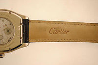 Cartier Men's Vintage Tortue Limited Edition Wristwatch in 18K White Gold - $50K VALUE APR 57