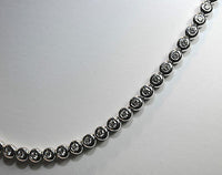 Contemporary Tiffany & Co. 4+ Carat Diamond Bezel Necklace in Platinum - $50K VALUE APR 57
