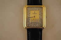 CORUM Diamond Pave Wristwatch in 18K Yellow Gold with 90 Diamonds - $25K VALUE APR 57