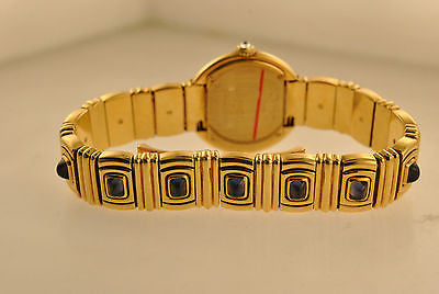 Cartier Three Row Diamond Lady's Watch in 18K Yellow Gold with Amethyst Gemstones - $100K VALUE APR 57