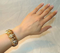 1960s Vintage Diamond Bracelet with Covered Mignon Watch in 14K Yellow Gold - $50K VALUE APR 57