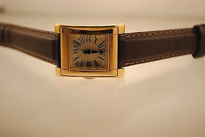 BEDAT & CO. No. 7 Vintage 18K Yellow Gold Wristwatch w/ Cream Color Wave Dial - $15K VALUE APR 57