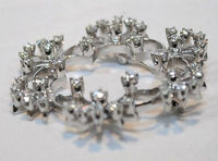 1950s Vintage 1.5 Carat Diamond Brooch/Pendant in Platinum - $15K VALUE APR 57
