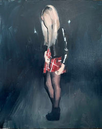 MARK TENNANT "Leather" Oil on Canvas APR 57